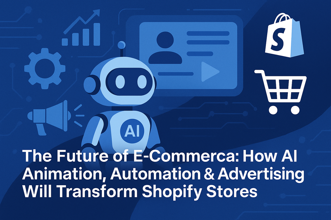 ⚡ The Future of E-Commerce: How AI Animation, Automation & Advertising Will Transform Shopify Stores